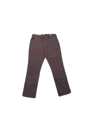 Ariat Rebar M4 Relaxed Straight Leg Double Knee Pants Brown 34x32 NWT